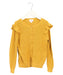 A Yellow Cardigans from Seed in size 4T for girl. (Front View)
