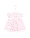 A Pink Short Sleeve Dresses from Mayoral in size 3-6M for girl. (Front View)