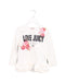 A Ivory Long Sleeve Tops from Juicy Couture in size 3T for girl. (Front View)