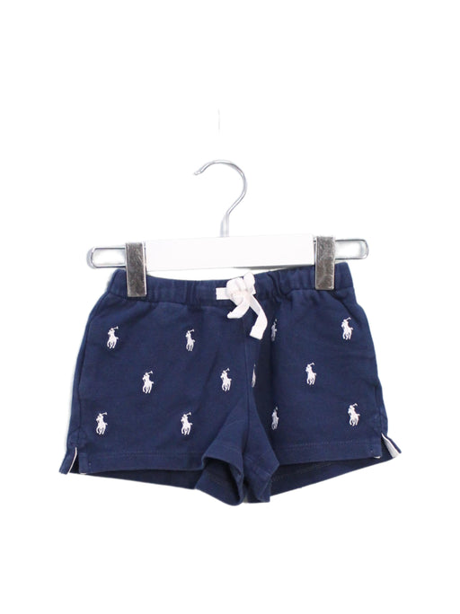 A Navy Shorts from Polo Ralph Lauren in size 3T for girl. (Front View)
