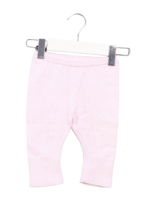 A Pink Sweatpants from Jacadi in size 3-6M for girl. (Front View)