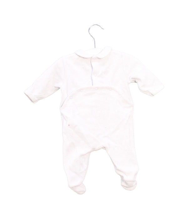 A White Long Sleeve Jumpsuits from DPAM in size 0-3M for boy. (Back View)