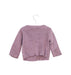 A Purple Cardigans from Jacadi in size 3-6M for girl. (Back View)