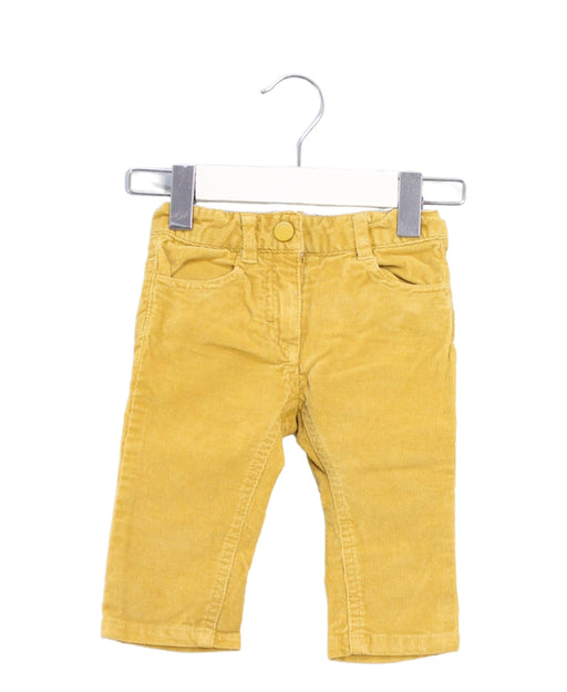 A Yellow Casual Pants from Jacadi in size 3-6M for boy. (Front View)