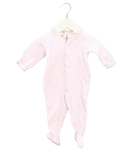 A Pink Jumpsuits from Bonpoint in size 0-3M for girl. (Front View)
