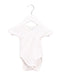 A White Short Sleeve Bodysuits from Petit Bateau in size 0-3M for boy. (Front View)