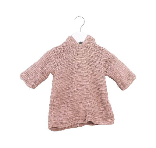 A Pink Knit Sweaters from Bonpoint in size 0-3M for girl. (Front View)