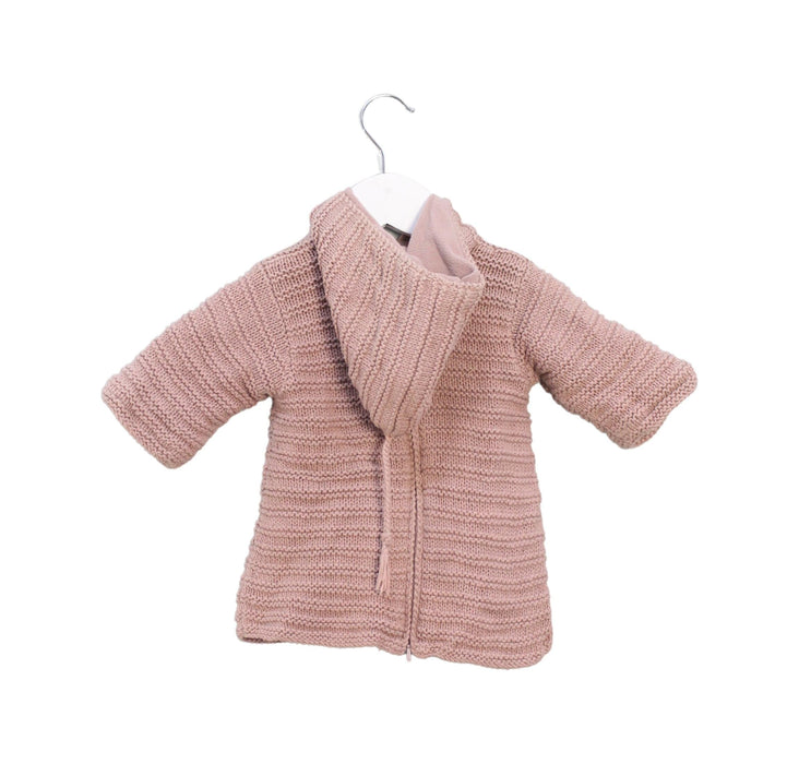 A Pink Knit Sweaters from Bonpoint in size 0-3M for girl. (Back View)