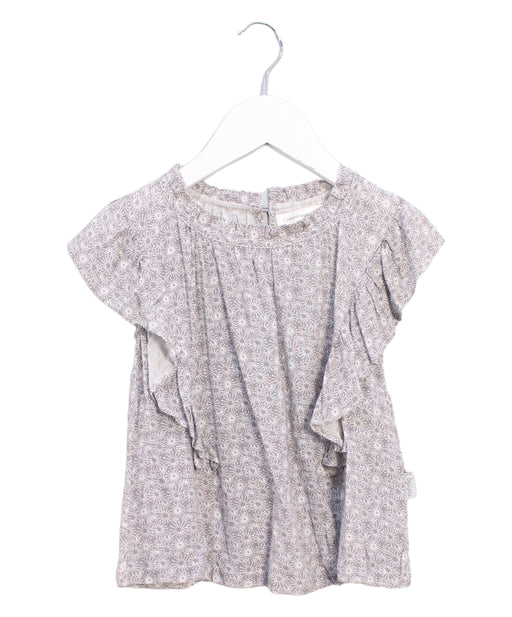 A Grey Short Sleeve Tops from Copenhagen Delights in size 2T for girl. (Front View)
