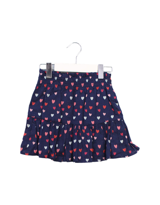 A Navy Short Skirts from Bonton in size 6T for girl. (Front View)