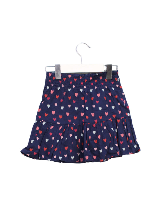 A Navy Short Skirts from Bonton in size 6T for girl. (Back View)