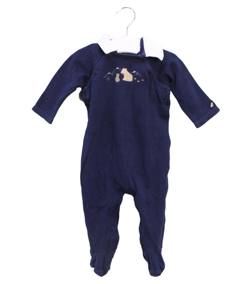 A Navy Onesies from Janie & Jack in size 3-6M for boy. (Front View)