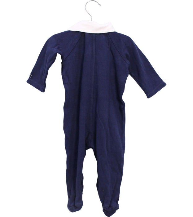 A Navy Onesies from Janie & Jack in size 3-6M for boy. (Back View)