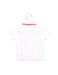 A White Short Sleeve Polos from Jacadi in size 3-6M for boy. (Back View)