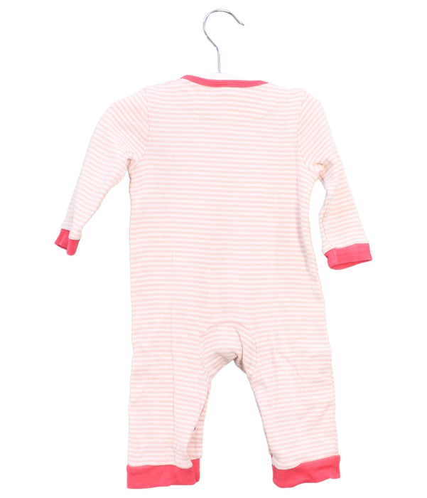 A Pink Long Sleeve Jumpsuits from Boden in size 3-6M for girl. (Back View)