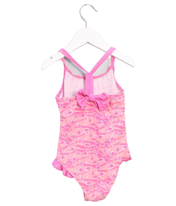A Pink Swimsuits from Zoggs in size 2T for girl. (Back View)