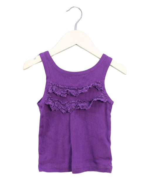 A Purple Sleeveless Tops from Anna Sui in size 2T for girl. (Front View)