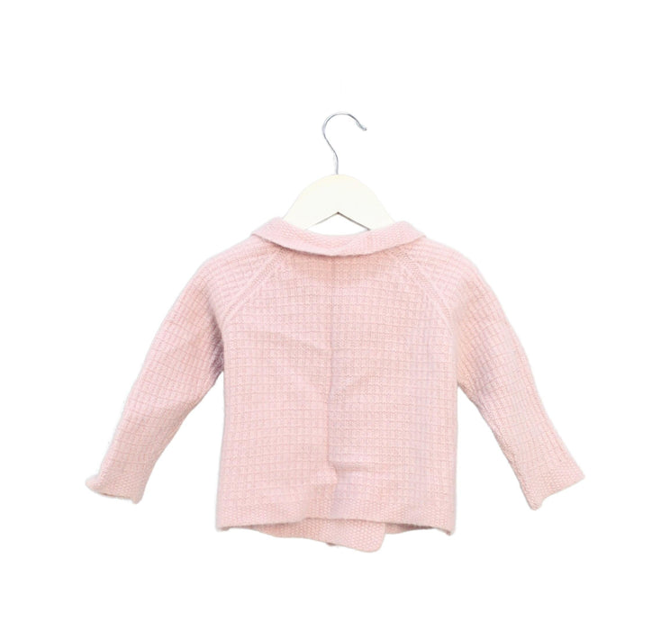 A Pink Cardigans from Olivier London in size 12-18M for girl. (Back View)