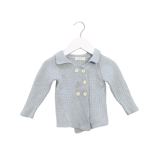 A Blue Cardigans from Olivier London in size 3-6M for boy. (Front View)