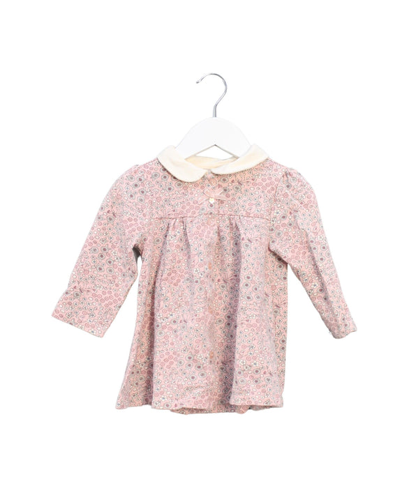 A Pink Long Sleeve Dresses from Dave & Bella in size 3T for girl. (Front View)