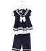A Navy Pants Sets from Bonnie Jean in size 2T for girl. (Front View)