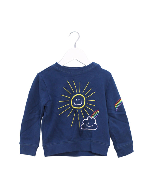 A Navy Sweatshirts from Stella McCartney in size 3T for boy. (Front View)