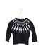 A Black Long Sleeve Tops from Neil Barrett Kids in size 12-18M for boy. (Front View)