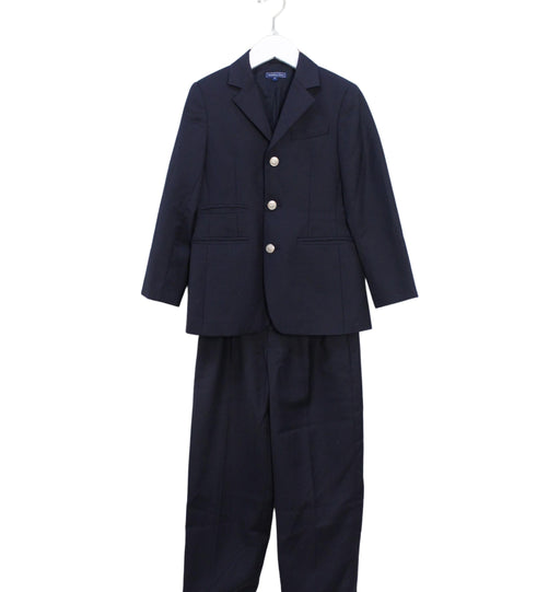 A Navy Suits from Nicholas & Bears in size 6T for boy. (Front View)