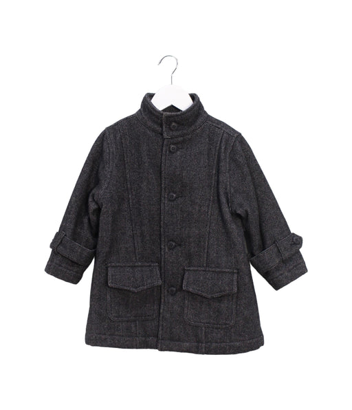 A Grey Coats from Chickeeduck in size 2T for boy. (Front View)
