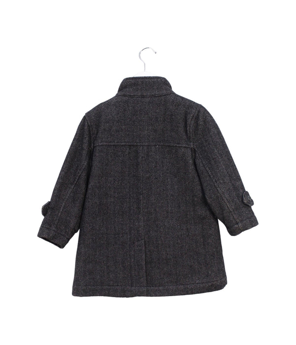 A Grey Coats from Chickeeduck in size 2T for boy. (Back View)