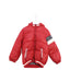 A Red Puffer/Quilted Jackets from Kingkow in size 4T for boy. (Front View)