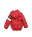 A Red Puffer/Quilted Jackets from Kingkow in size 4T for boy. (Back View)