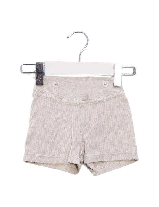 A Grey Shorts from Natures Purest in size 3-6M for boy. (Front View)