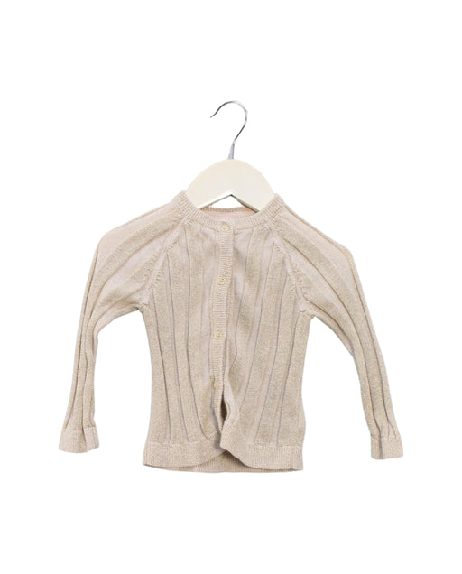 A Gold Cardigans from Velveteen in size 2T for girl. (Front View)