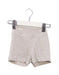 A Grey Shorts from Natures Purest in size 3-6M for boy. (Front View)