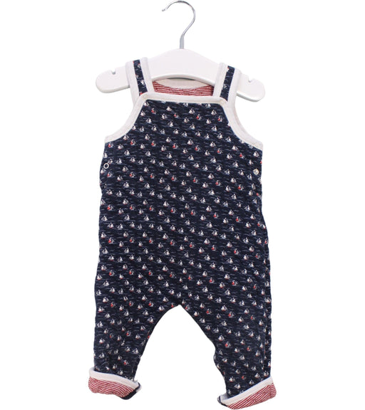 A Navy Long Overalls from Ralph Lauren in size 3-6M for boy. (Front View)