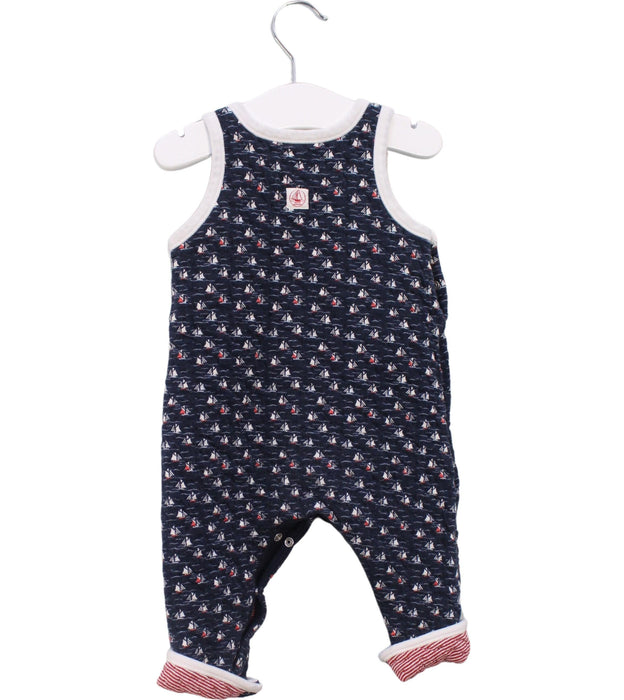 A Navy Long Overalls from Ralph Lauren in size 3-6M for boy. (Back View)