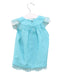 A Blue Sleeveless Tops from Blumarine in size 18-24M for girl. (Back View)
