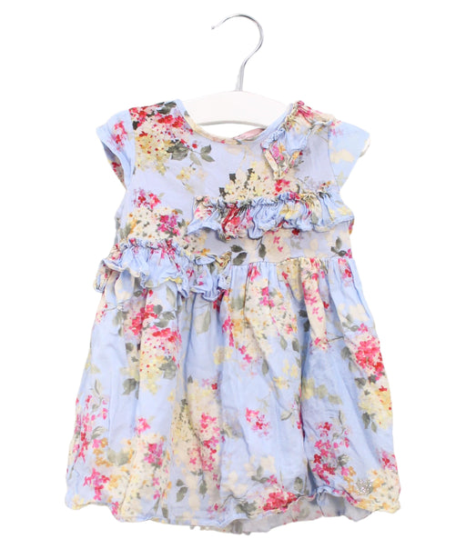 A Blue Short Sleeve Dresses from Blumarine in size 12-18M for girl. (Front View)