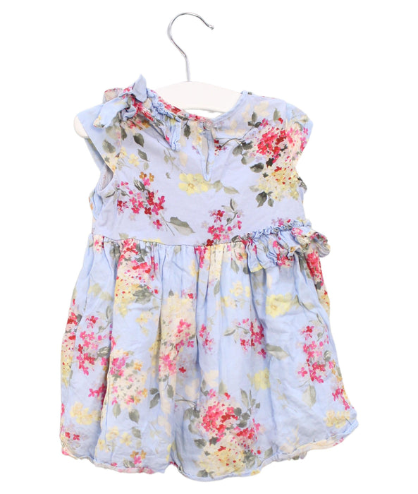 A Blue Short Sleeve Dresses from Blumarine in size 12-18M for girl. (Back View)