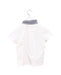 A White Short Sleeve Polos from Momonittu in size 4T for boy. (Back View)