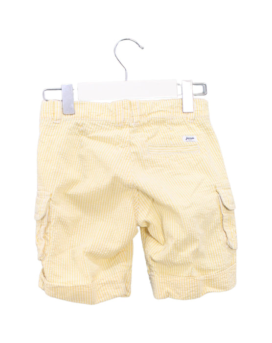 A Yellow Shorts from Jacadi in size 4T for boy. (Back View)
