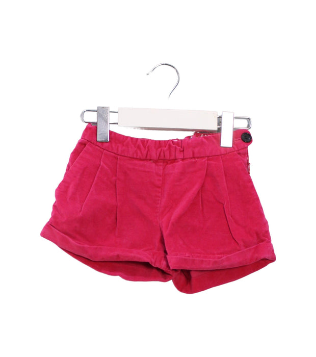 A Pink Shorts from Jacadi in size 4T for girl. (Front View)