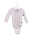 A Blue Long Sleeve Bodysuits from Jojo Maman Bébé in size 12-18M for girl. (Front View)