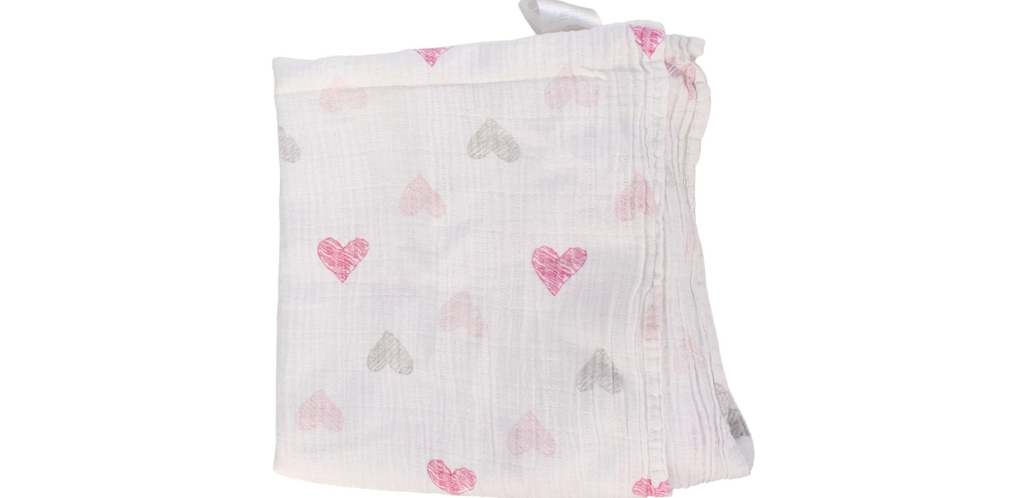 A White Swaddles from Aden & Anais in size O/S for girl. (Front View)