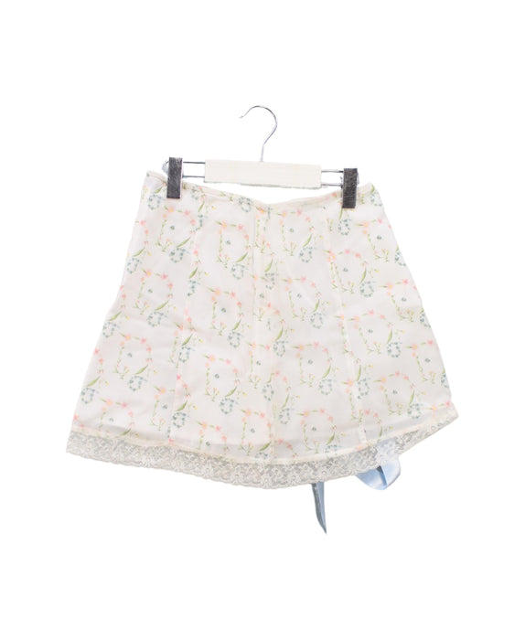 A White Short Skirts from Dior in size 6T for girl. (Front View)