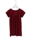 A Red Short Sleeve Dresses from Jacadi in size 3T for girl. (Front View)