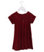 A Red Short Sleeve Dresses from Jacadi in size 3T for girl. (Back View)