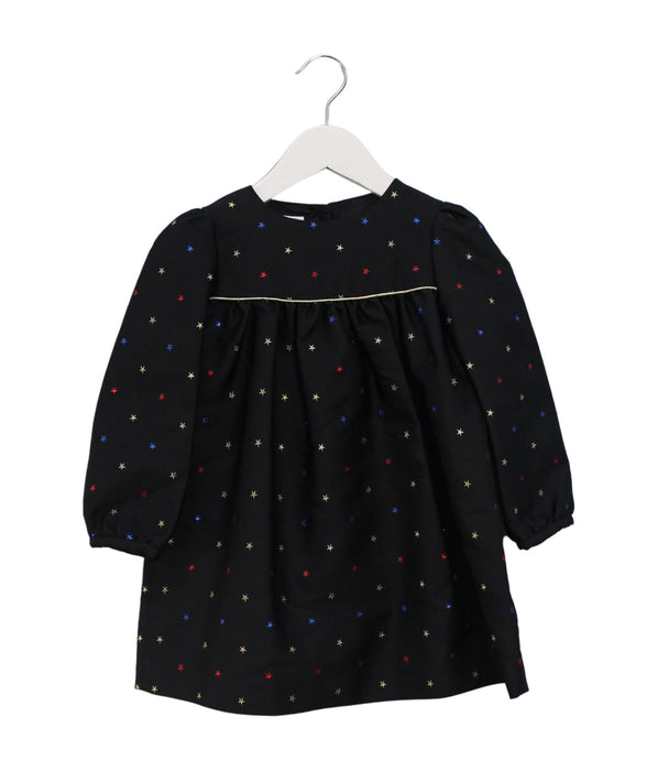 A Black Long Sleeve Dresses from Gucci in size 18-24M for girl. (Front View)