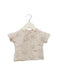 A Beige Short Sleeve Tops from Rylee + Cru in size 6-12M for girl. (Front View)